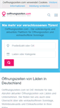 Mobile Screenshot of oeffnungszeiten.com